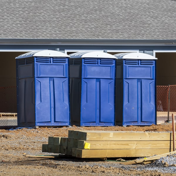 is there a specific order in which to place multiple portable toilets in Mcgregor